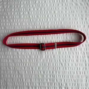 Mini Boden Nautical Red and Blue Web Belt, L/XL